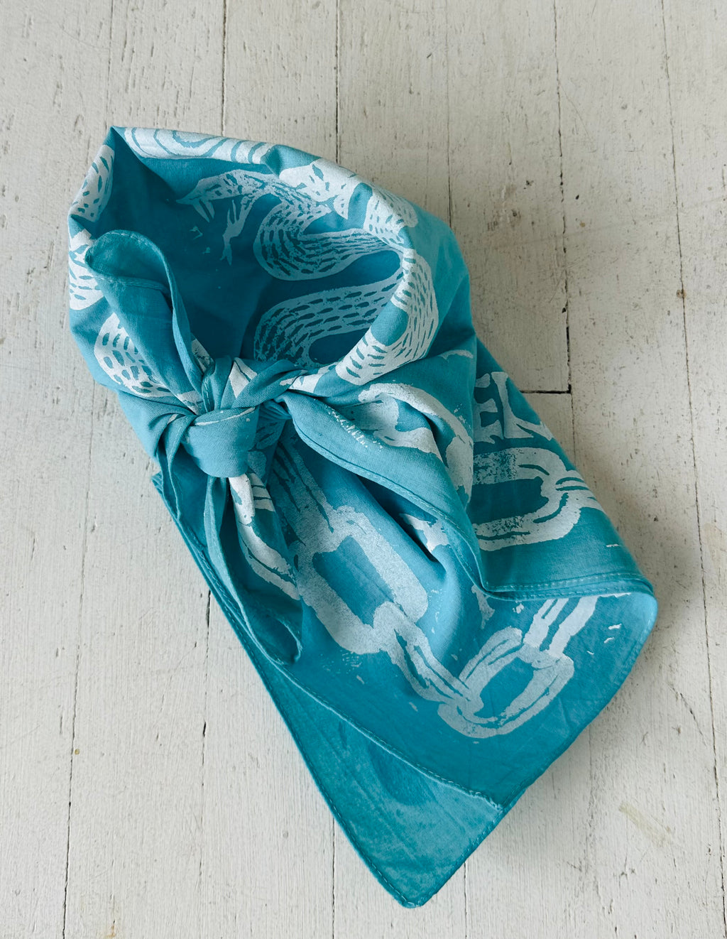 Turquoise Snake Bandana