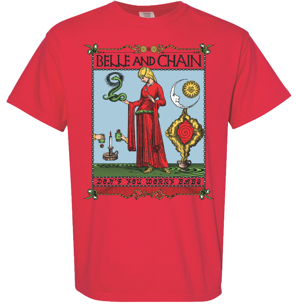 Red Shirt Color Print